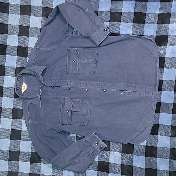 Vintage. 70s. Made in USA. Cabela's. Heavyweight Flannel. Mens Large - Picture 1 of 15